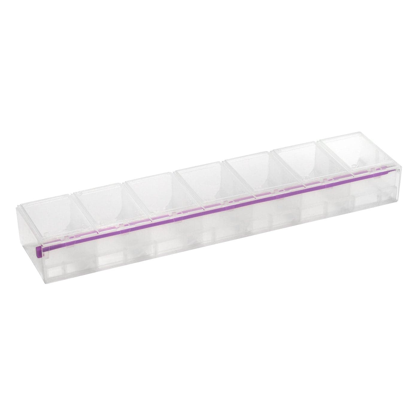 Craft Mates Items Craft & Sewing Supplies Storage, 7 Locking Compartments (3XL), Clear Lids