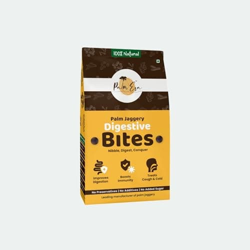 Palm Era Jaggery Digestive Bites, 150g – Authentic Wellness Snack | Pure Karupatti | Delicious & Preservative-Free