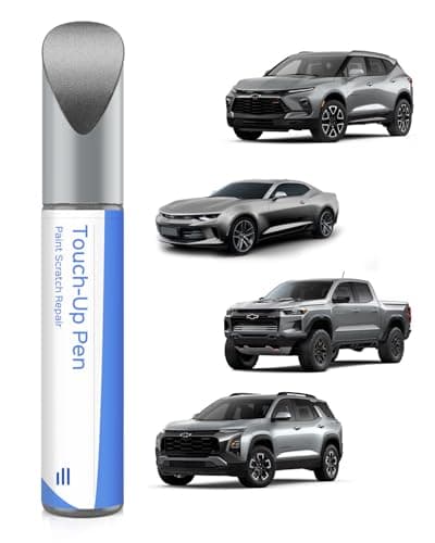 PARTS4EV GXDWA130H SharkskinSterling Gray Metallic Touch Up Paint Compatible with Chevrolet Exact Match Chips and Nicks Touch Up