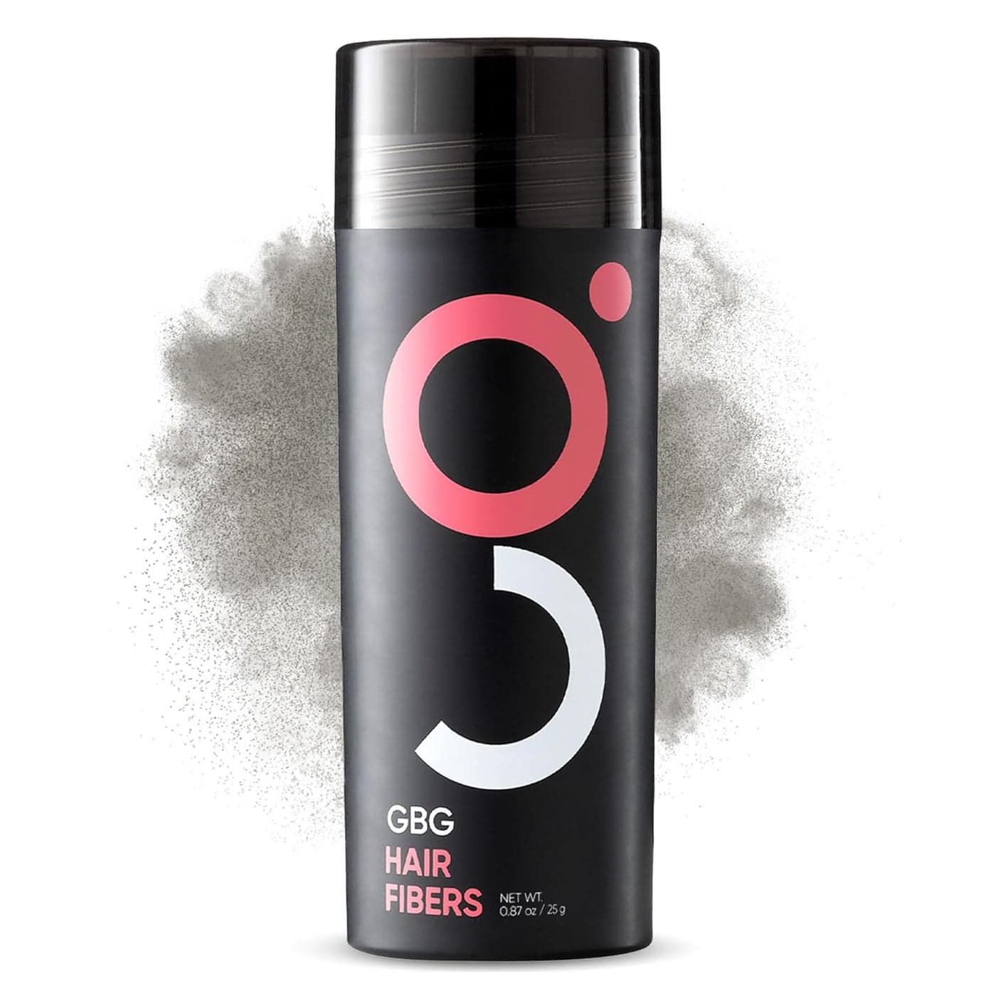 GBG Womens Hair Fibers for Thinning, Fine Hair & Bald Spots, Grey - Thickening Fibers for Instant Cover Up & Volume in 30 Seconds, Touch Up and Thickener for Women & Men 25g - Cruelty Free