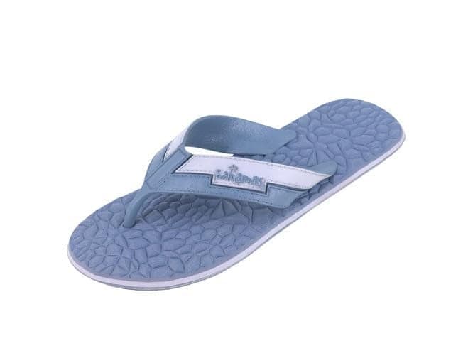 BAHAMAS Men's Flip Flops BHG-257 Navy Blue & Sky | Lightweight Comfortable Daily Use Slippers for Gents | Anti-Slip Sole (Grey, UK Footwear Size System, Adult, Men, Numeric, Medium, 8)