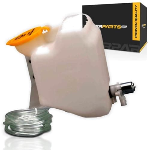 For Jeep Wrangler TJ Windshield Washer Reservoir 1997 98 99 00 01 2002 Single Pump Type wCap CH1288143 4874394