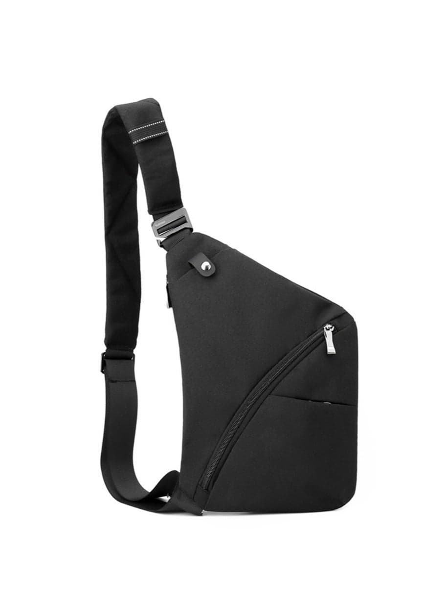 Compact Waist Bag for Men and Women, Waterproof Crossbody Bag Chest Shoulder Backpack with Buckle, Everyday Carry Bag for Travel, Work, Sport Chest Crossbody Bag Cover Pack Rucksack Bicycle Sport