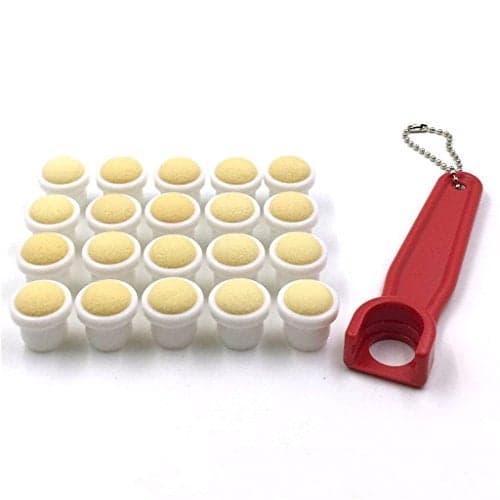 Tapp Collections Bingo Dauber Plain Tips 20pk and EZ Lift Dauber Tip Removal Tool Red