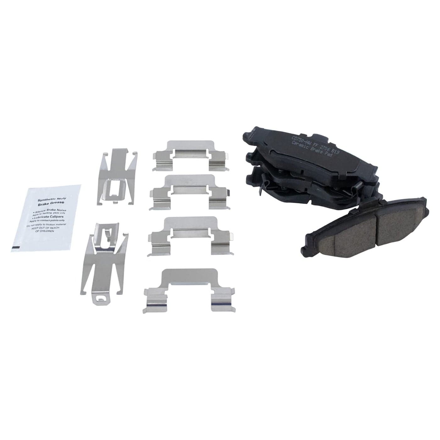 TRQ Rear Brake Pads Ceramic Compatible with 19982002 Chevrolet Camaro Pontiac Firebird