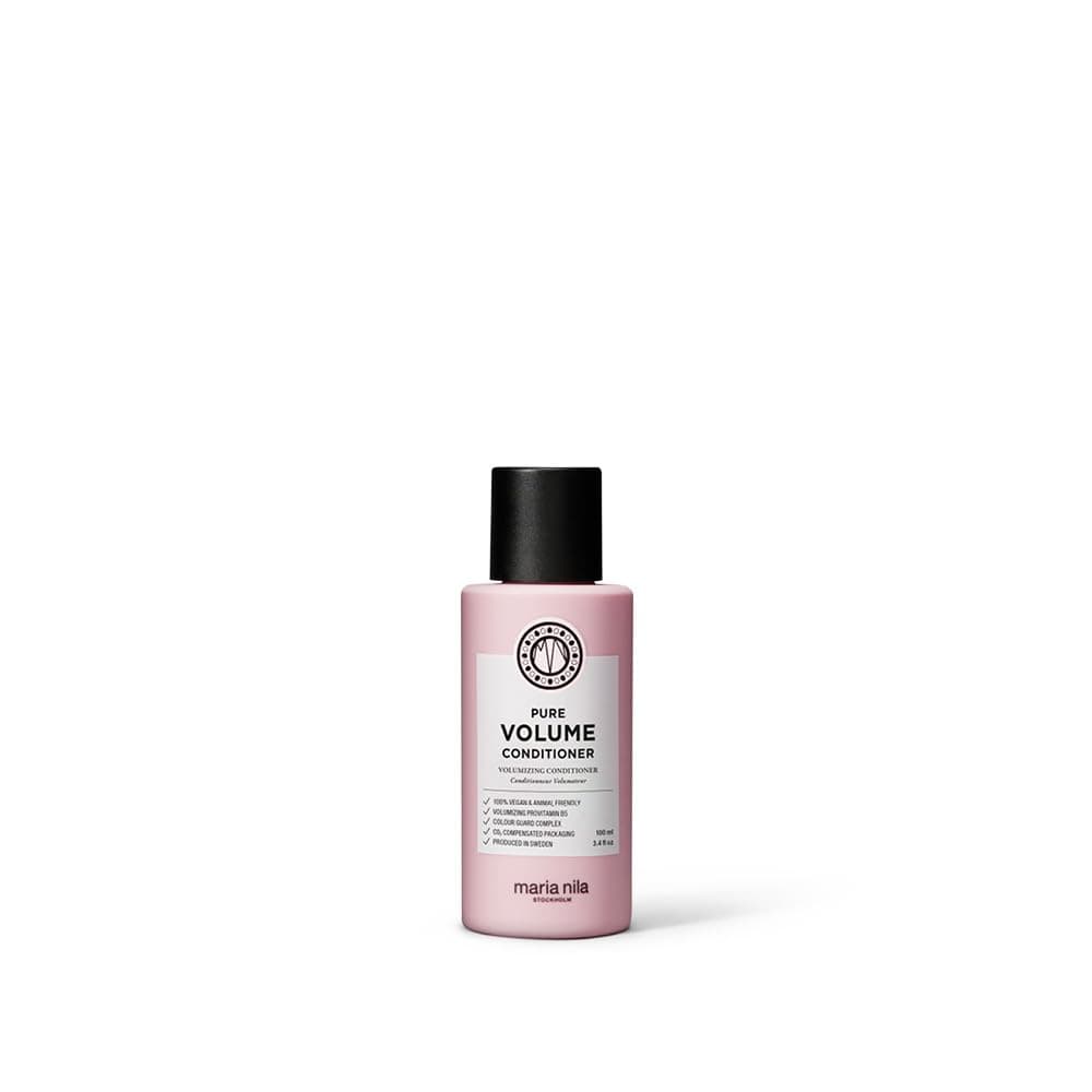 Maria Nila Pure Volume, Conditioner 3.4 Fl Oz, Vitamin B5 Gives Volume to Thin & Fine Hair, 100% Vegan & Sulfate/Paraben free