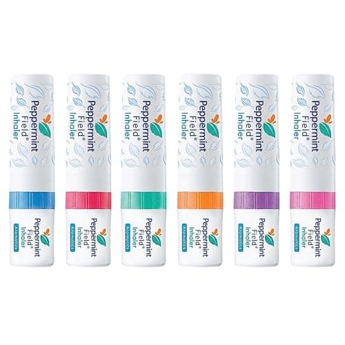 Peppermint Field Nasal Inhaler Strong Peppermint Thai Inhaler Pack of 6