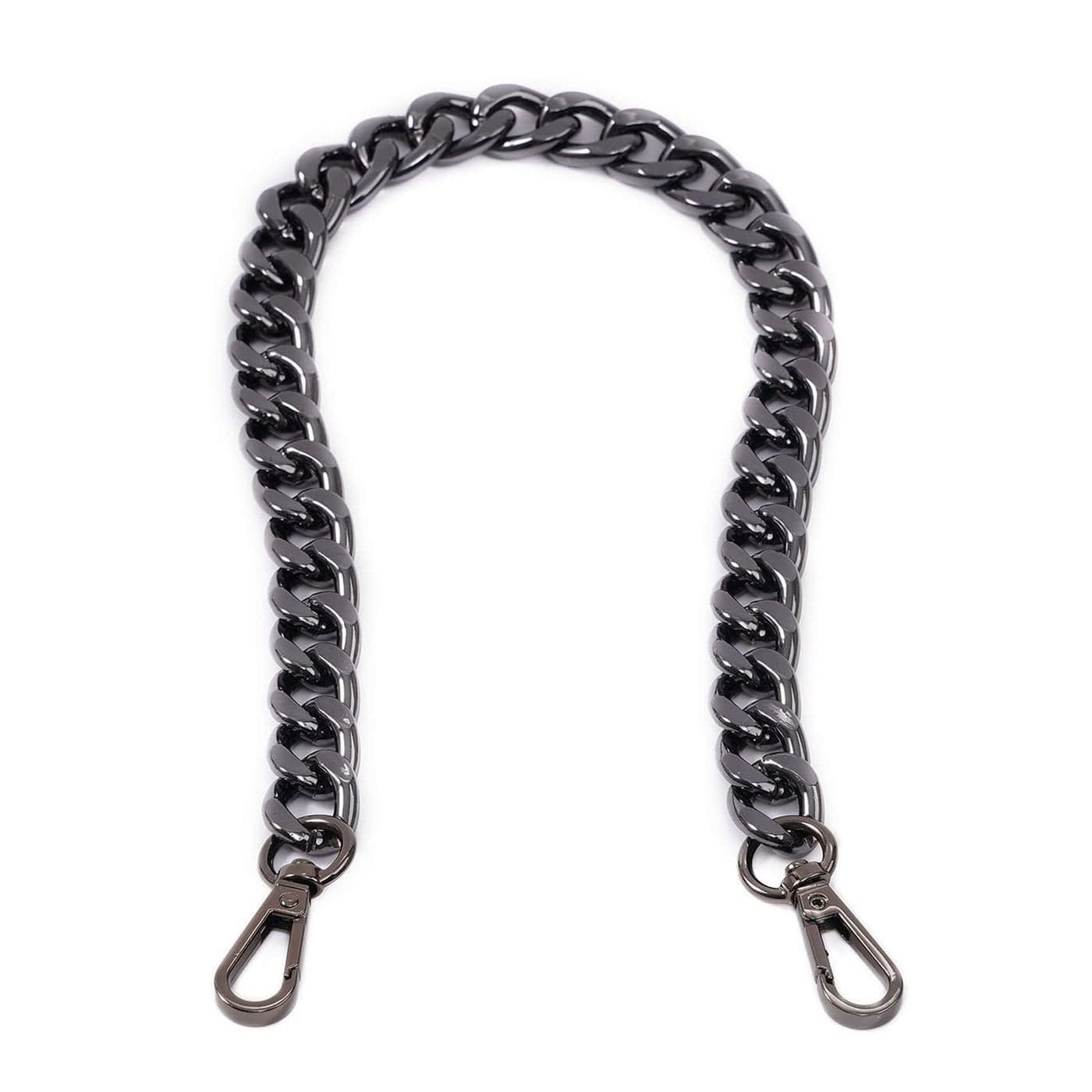 Xiazw Medium Size Fabulous Metal Shoulder Crossbody Purse Strap Replacement Bag Chain Accessories 18 Black