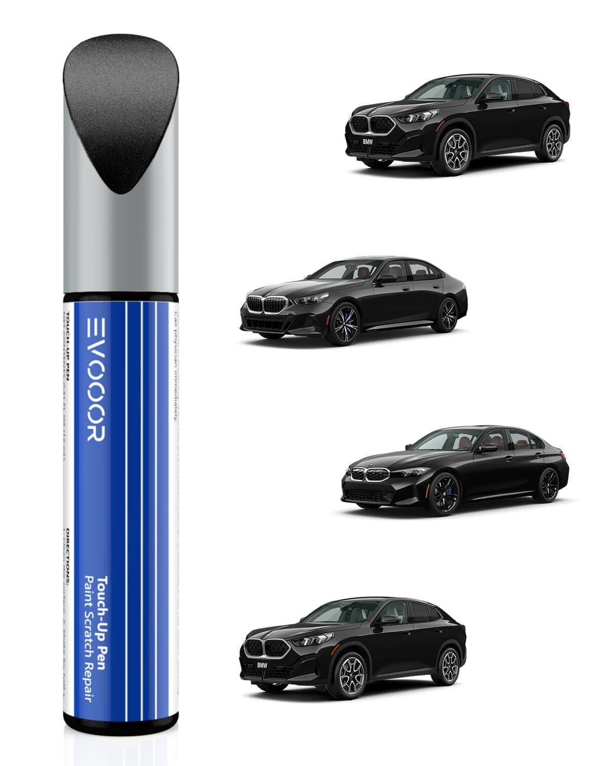 Touch Up Paint For BMW, Black Sapphire(475) Exact Match Touch Up Paint Car Scratch Repair (Black Sapphire Metallic for 3/5 Series/X2/2018 X3/X4/2018 X5)