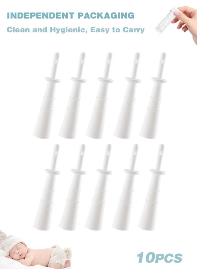 10-Piece Baby Gas and Colic Reliever Individually packaged, Baby Constipation Relief, Suitable From Birth, White