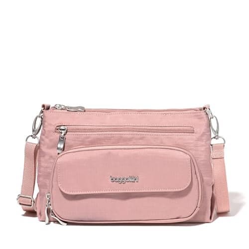 Baggallini Original Everyday Bag - Crossbody Bag for Women with Built-in RFID Wallet - Travel Bag Small Crossbody