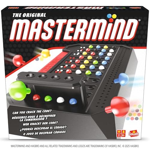 Goliath Mastermind Classic Game for 2 Persons Board Game from 8 Years Classic Board Game for the Game Collection Strategic Game for Children and Adults