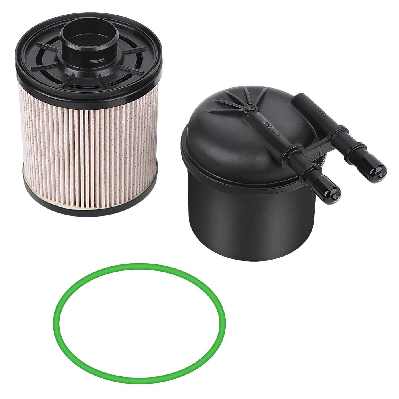 67 Powerstroke Fuel Filter Compatible with 20112016 Ford F250 F350 F450 F550 Super Duty 67L V8 Diesel Replace FD4615 BC3Z9N184B 5 Micron Fuel Filter Water Separator Kit