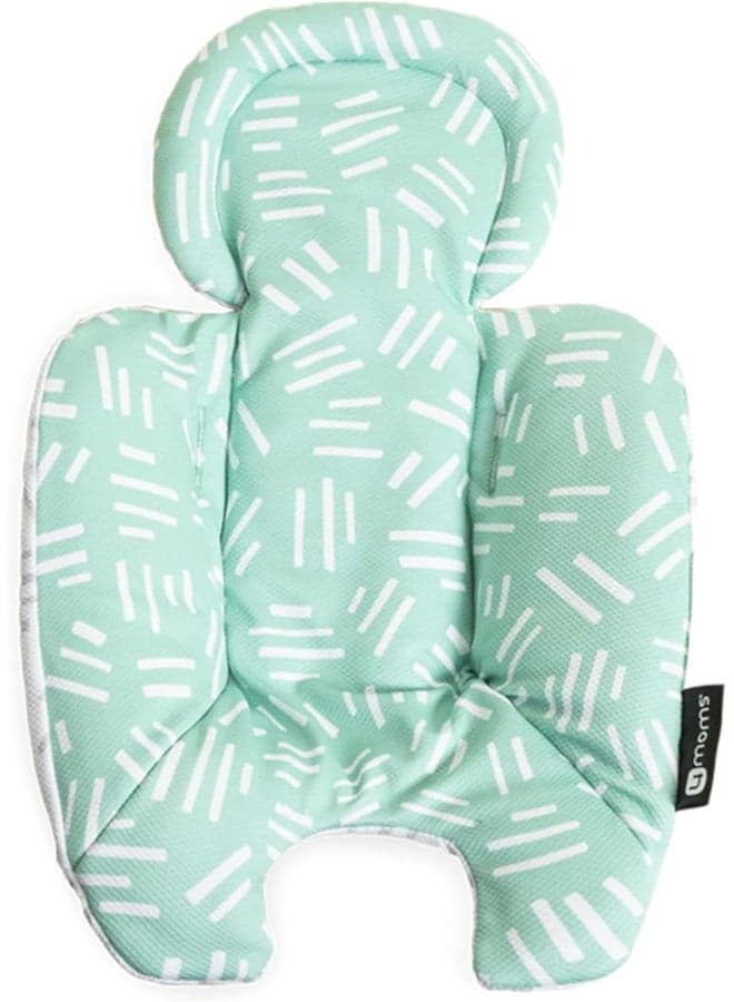 4MOMS Newborn Insert, Baby Insert Compatible with Swing MamaRoo/RockaRoo 2.0 / Connect High Chair, Breathable, Soft and Comfortable Fabric, With Automated Technology, Machine Washable, Mint Mesh