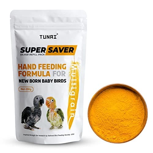 Tunai Super Saver Hand Feeding Formula for Newborn Birds | 350g | Essential for Baby Birds - Rich in Calcium and Protein