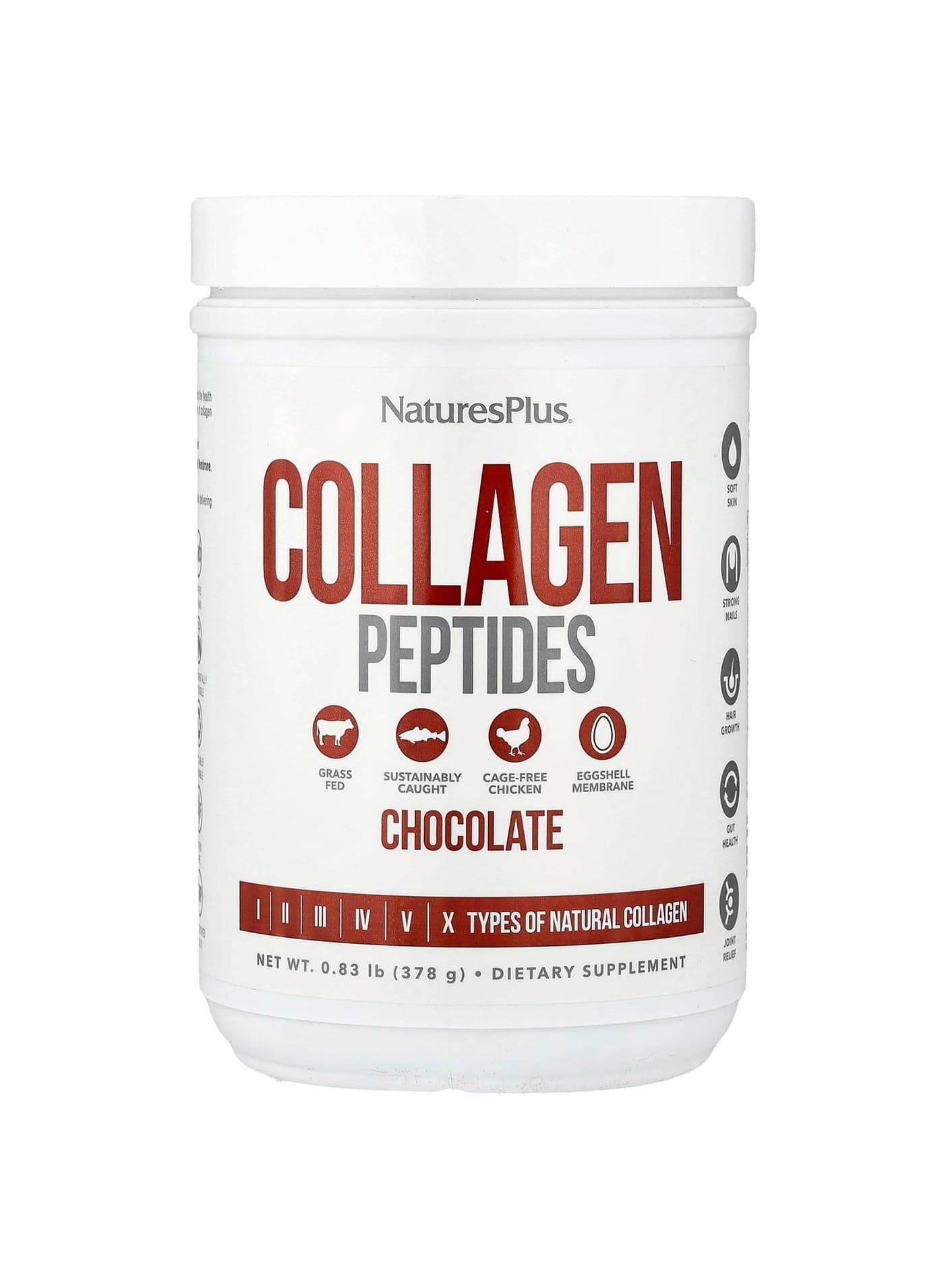 Collagen Peptides, Chocolate, 0.83 lb (378 g)