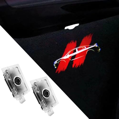 2PCS Door Lights Logo Car Accessories Led Compatible for Charger 2006Present Projector Ghost Shadow Puddle Courtesy Step Lights 01