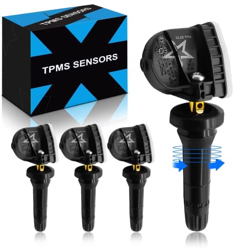 YZHIDAINF Pre-Programed TPMS Sensor for:-Chevy Impala 2006-2020 Malibu Tahoe Equinox Cruze for:-GMC Acadia for:-Cadillac Escalade 315MHz Tire Pressure Sensor Replaces#13586335 13598771 (Set of 4)
