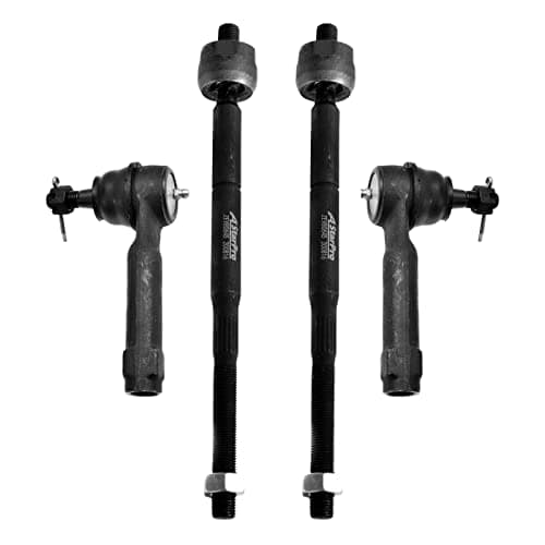 ASTARPRO 4pcs Steering Kit Front inner and Outer Tie Rod Ends Compatible with Dodge Caliber 2007-2012 Jeep Compass Patriot 2007-2017