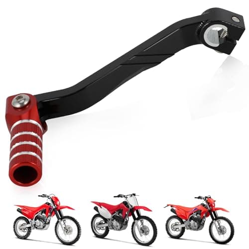 USTPO Motorcycle Gear Shifter Shift Lever Folding Tip CNC for CRF250F CRF 250 2025 2024 20192025 Dirt Pit Bike Black Red