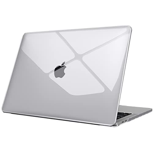 Fintie Case for MacBook Pro 13 Inch A2338(M2 M1) A2251 A2289 A2159 A1989 A1706 A1708 (2016-2021 2022 2023 Release) with/Without Touch Bar- Snap On Hard Shell Case Cover, Crystal Clear
