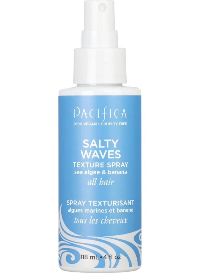 Beauty, Salty Waves Texture Sea Salt Spray for Hair, Beachy Waves, Wavy Hair Products, Hydrating, Banana Scent, Curl Enhancing, Paraben Free, Sulfate Free, Vegan & Cruelty Free