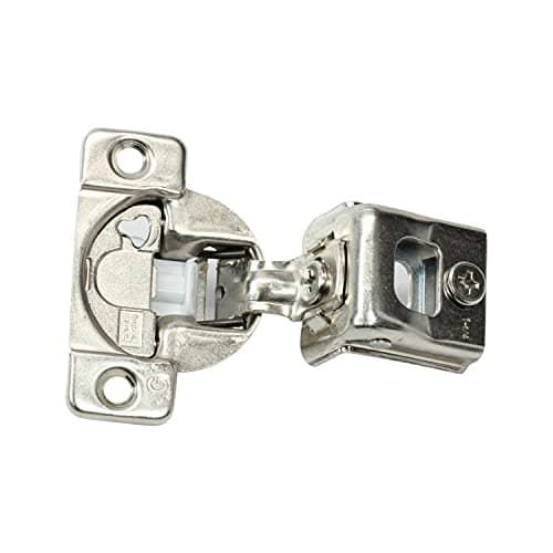 2 Pack Rok Hardware Grass TEC 864 108 Degree 1-1/4" Overlay 3 Level Soft Close Screw On Compact Cabinet Hinge 04547A-15 3-Way Adjustment 45mm Boring Pattern