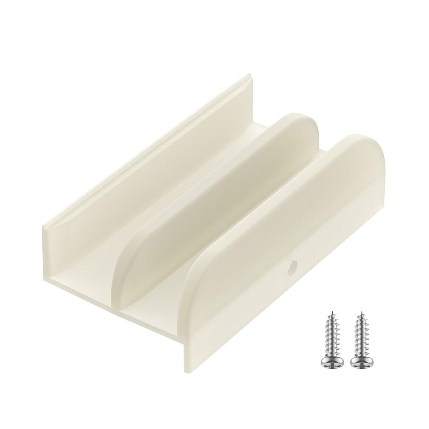 M6219 Sliding Shower Door Bottom Guide fits for Sliding Shower Door Top Hung Tub Enclosure Systems 12 in Channels for Glass Shower Door Plastic Guide