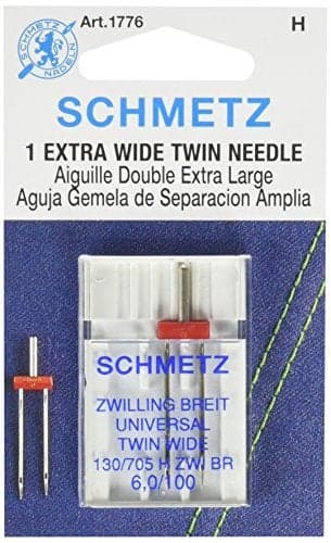 SCHMETZ Twin 130705 H ZWI BR Sewing Machine Needles Carded Size 60100