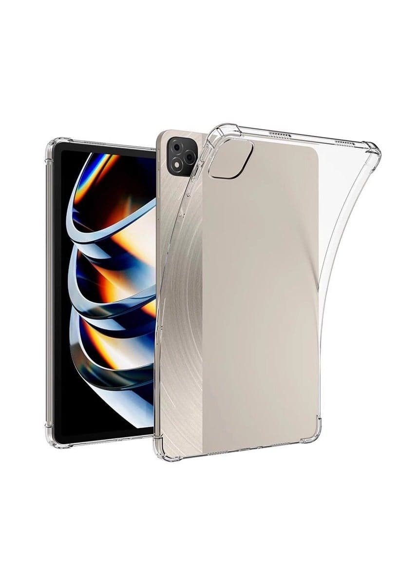 Transparent case compatible with itel vista tab 30Pro 13 inch 2025 , four corners airbag drop resistant shockproof transparent case, soft TPU shockproof protective case
