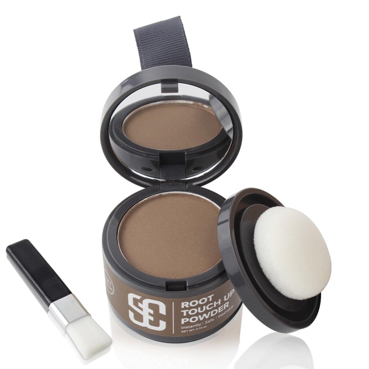 SOVONCARE Hairline Powder Instantly Hairline Shadow Gray Hair Coverage Touch Up Hair Powder for Thinning Hair for Women Hair Root Touch Up Powder Hair Root Cover Up Conceals Hair Loss Light Brown