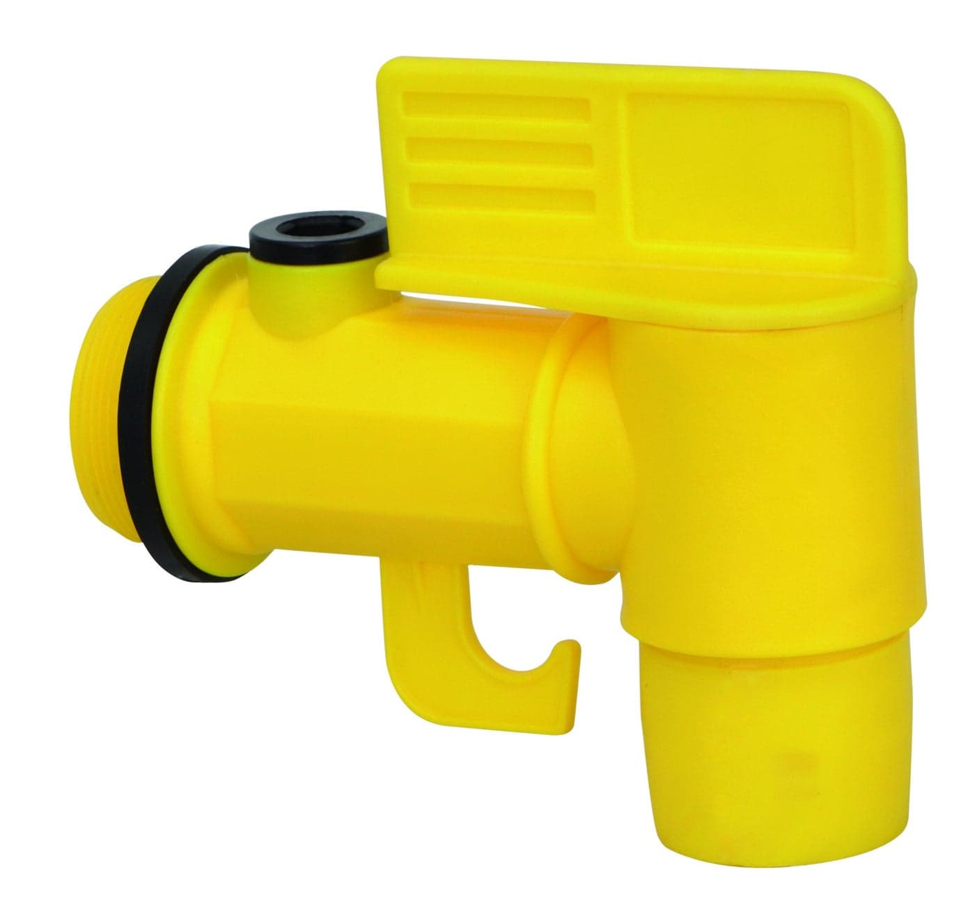 GROZ 2 inch Drum Faucet/Tap with Fluid Level Checker| | Polyethylene Drum Tap 2" |Built in Hanger| for 2” Threaded Openings on Drums | FAU/0-2