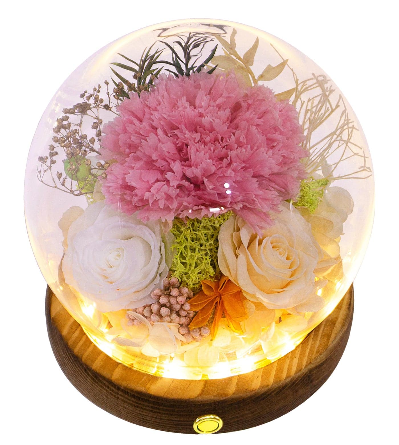 Valley of Rain Forest LongLasting Real Flowers Unique Floral Gift for You to Send Love for All Occasions for Indoor Decoration Pink Carnation White Yellow Roses arrangement