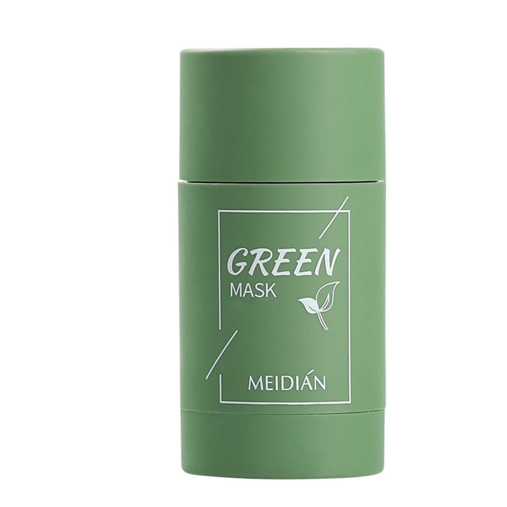 Green Tea Mask Stick Blackhead Remover Deep Pore Cleansing Clay Stick Mask Moisturizing Oil Control Shrink Pores Remove AntiAcne Mask Facial Care