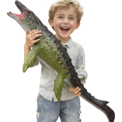 YONGJULE Large Dinosaur Toys 32 Mosasaurus Soft Dinosaur Toys for Kids 35 Big Inflatable Dino for Boys Girls Toddler Party Favors Birthday Gifts