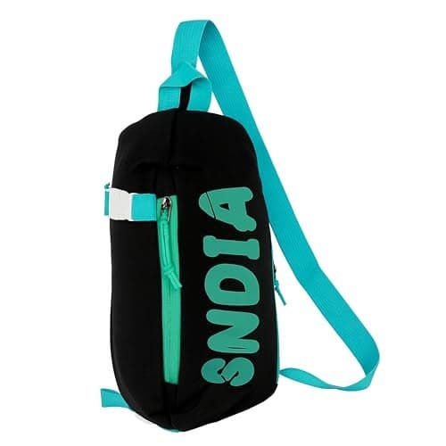 SNDIA Sling Bag for Men Stylish Crossbody Backpack for Men & Women, Messenger Bags, Casual Shoulder Bag, Chest Bag (Black, 31x15x18cm)