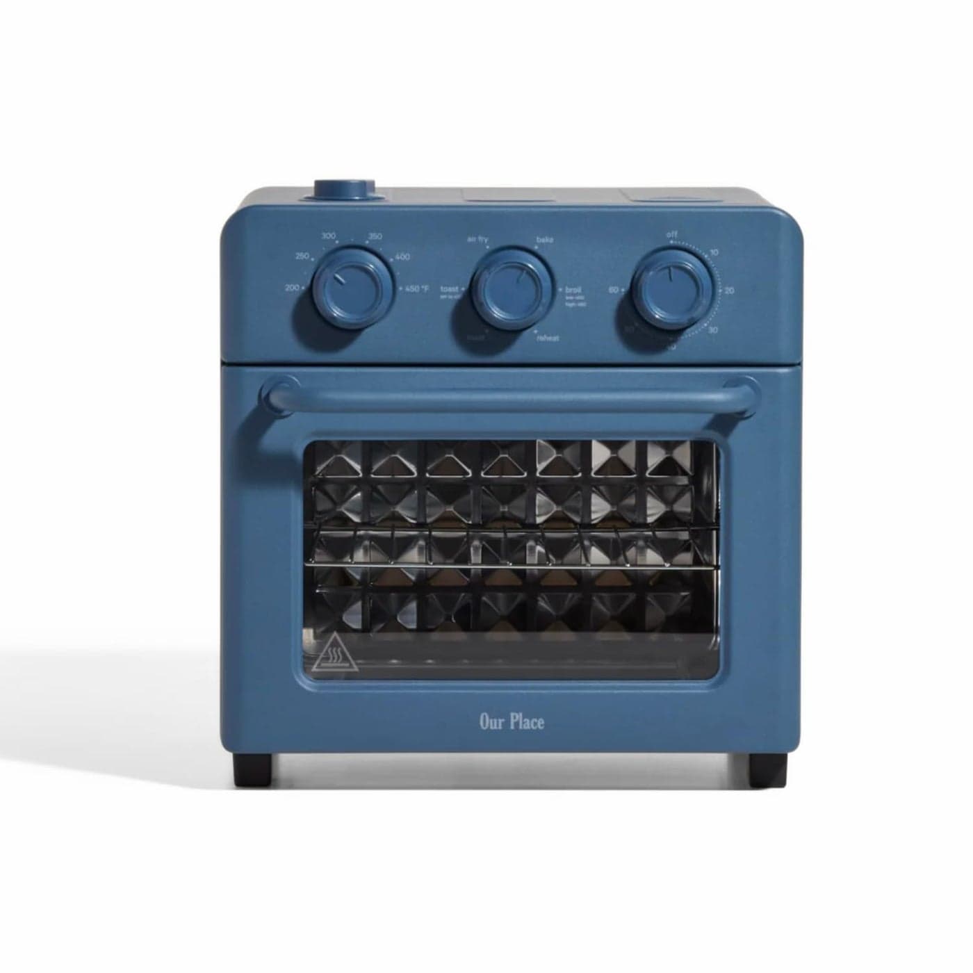Our Place Wonder Oven 6in1 Air Fryer Toaster Oven with Steam Infusion Compact Countertop Friendly Fast Preheat Multifunctional Air Fry Toast Roast Bake Reheat Broil Blue Salt
