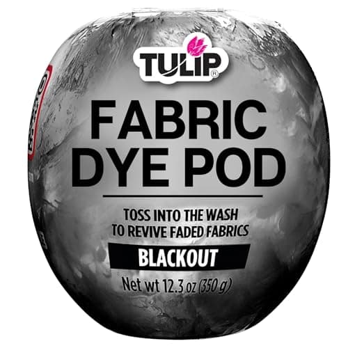 Tulip Fabric Dye Pod Blackout Black Permanent Dye for Clothes and Fabric