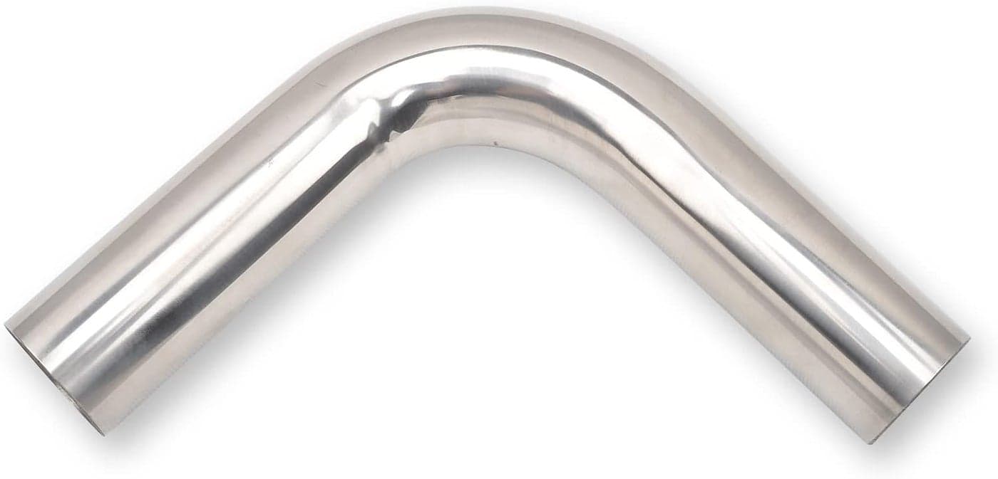 FGJQEFG 3 Inch 90 Degree Mandrel Exhaust Pipe - T304 Stainless Steel