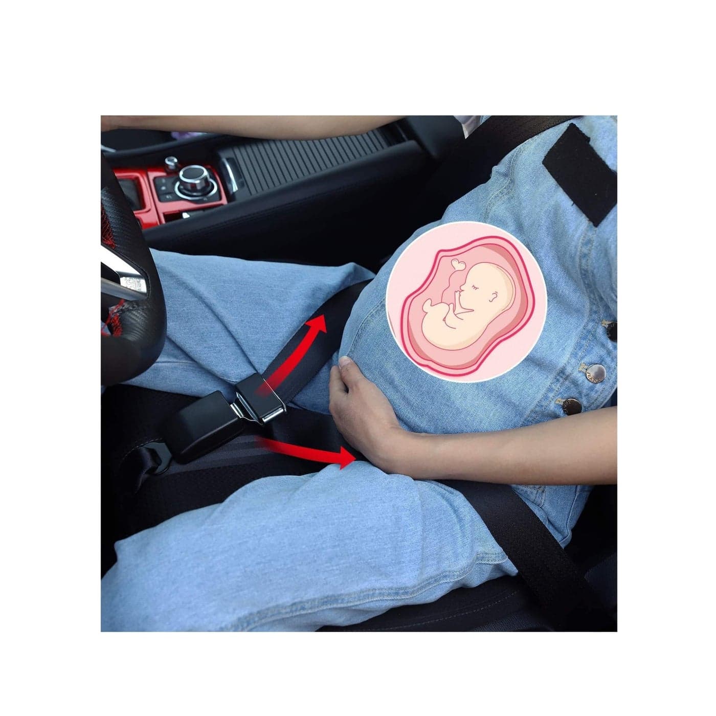 Pregnancy Bump Belt Comfort for Pregnant Moms Belly Protect Unborn Baby A Must Have Bump Belt for Expectant Mothers