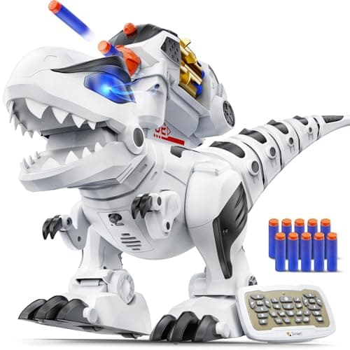 Ruko 8809 Remote Control Robot Dinosaur Toys for Kids Large Rechargeable Toys STEM Programmable Interactive with Sound Effects Birthday Gifts for Boys Girls Age 3 4 5 6 7 8