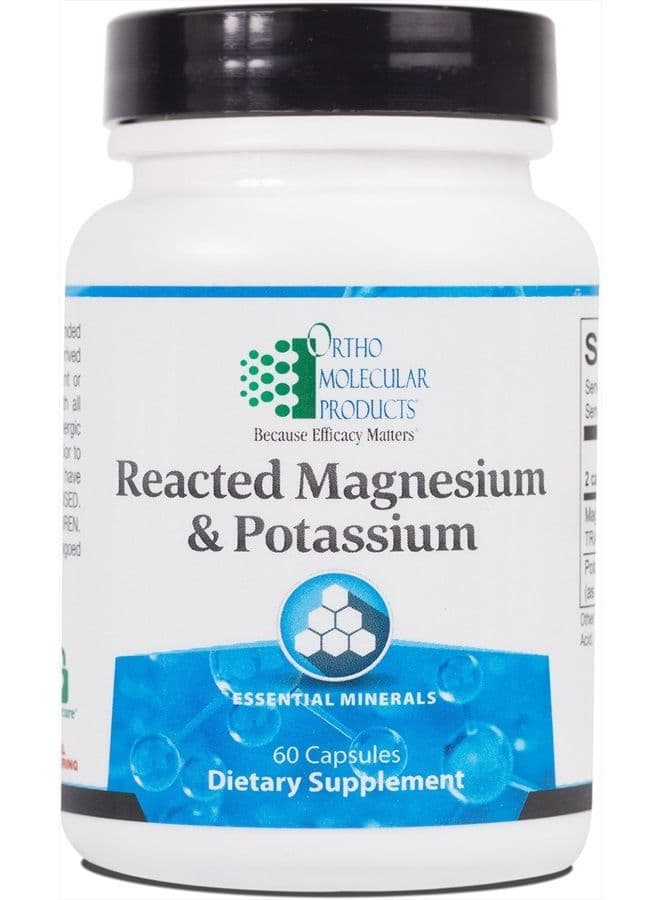Products - Reacted Magnesium & Potassium - 60 Capsules