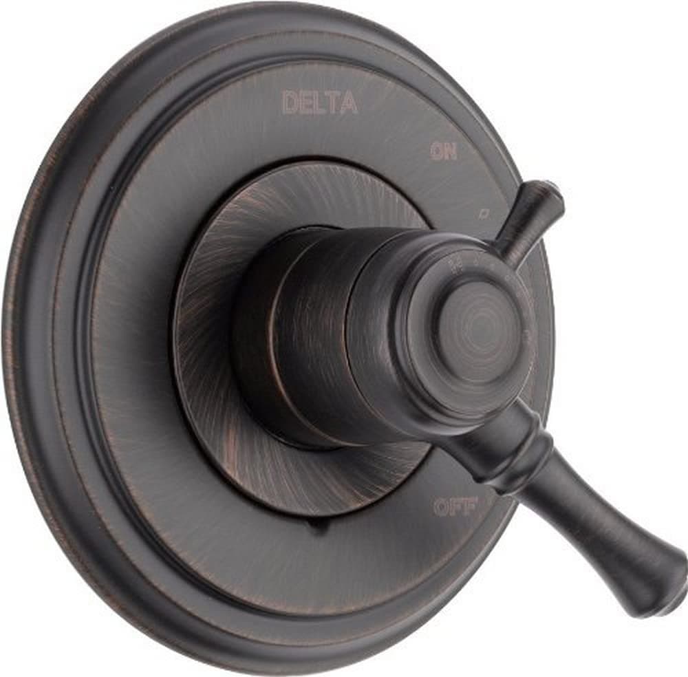 Delta Faucet Cassidy 17 Series Dual-Function Shower Handle Valve Trim Kit, Venetian Bronze T17097-RB (Valve Not Included)