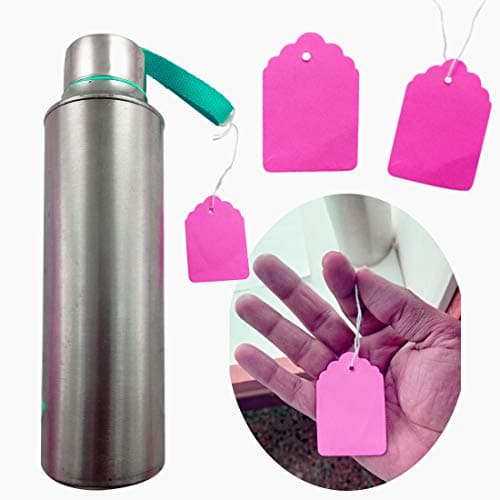 DIY Crafts Pack of 100 Pc, DIY Crafts Tie Label Paper Tag for Jewellery Retail Shops Kitchen Clothes Content Label, Goods Price Ta (Pack of 100 Pc, DIY Crafts)