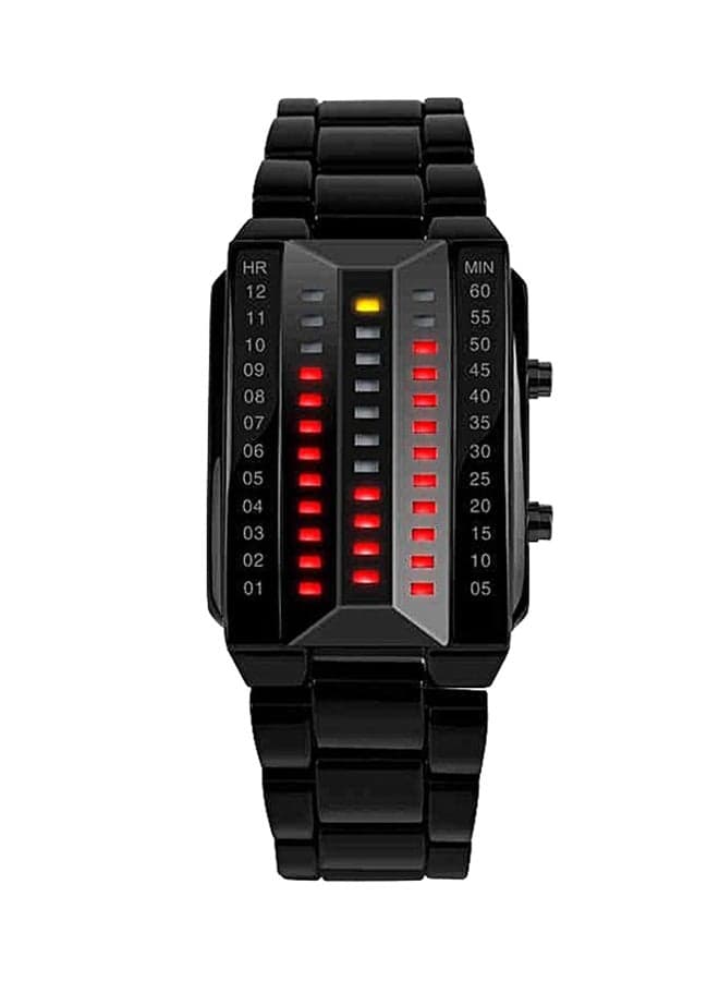 men Water Resistant 3D Glass Digital Watch 1035