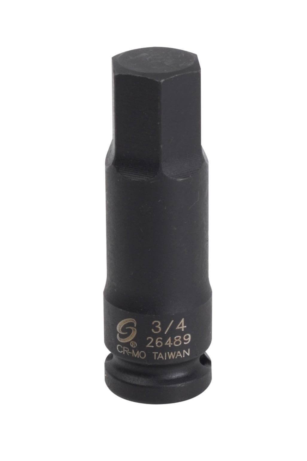 Sunex 26489 1/2-Inch Drive 3/4-Inch Hex Impact Socket