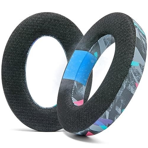WC Freeze PC38X - Cooling Gel Earpads for Sennheiser PC38X / PC37X / HD599 / HD598/ HD560S / Game ONE & More, Made by Wicked Cushions - Elevate Comfort, Durability, & Sound | 90's Black