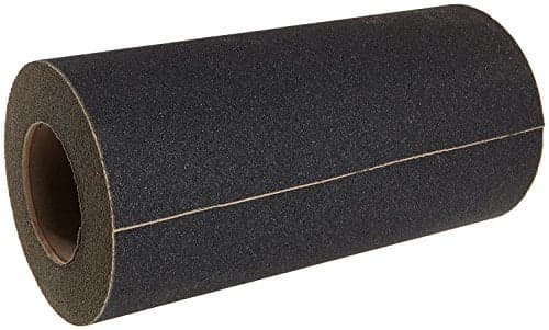 Safe Way Traction 12" x 10' Black 80 Grit Anti Slip Tape Non Skid Abrasive Safety Tape Steps Stairs Ladders Forklifts Ramps Boats 3100-12-10 NFSI Certified for “High Traction”