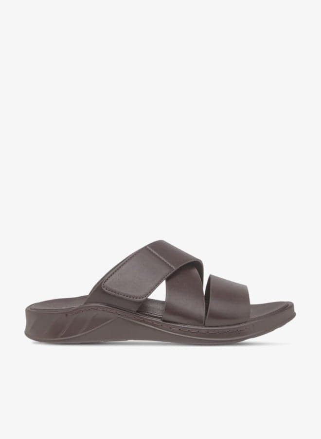 Mens Solid Slip-On Arabic Sandals