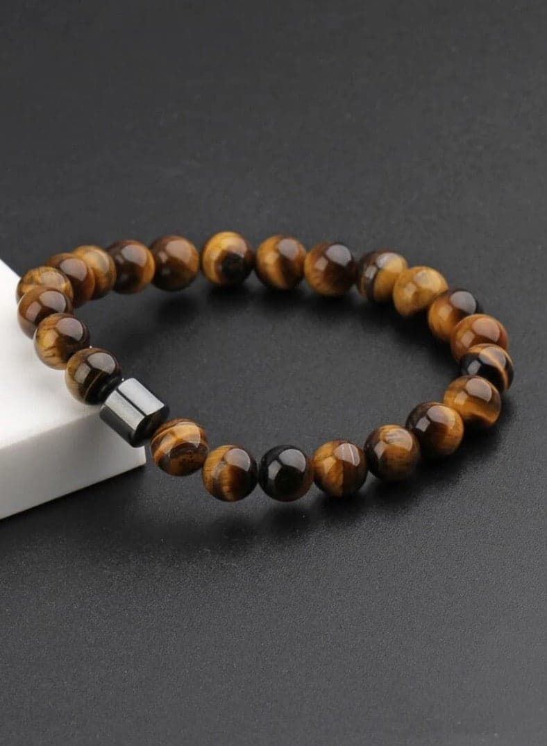 Bracelet For Men Made Of Stones